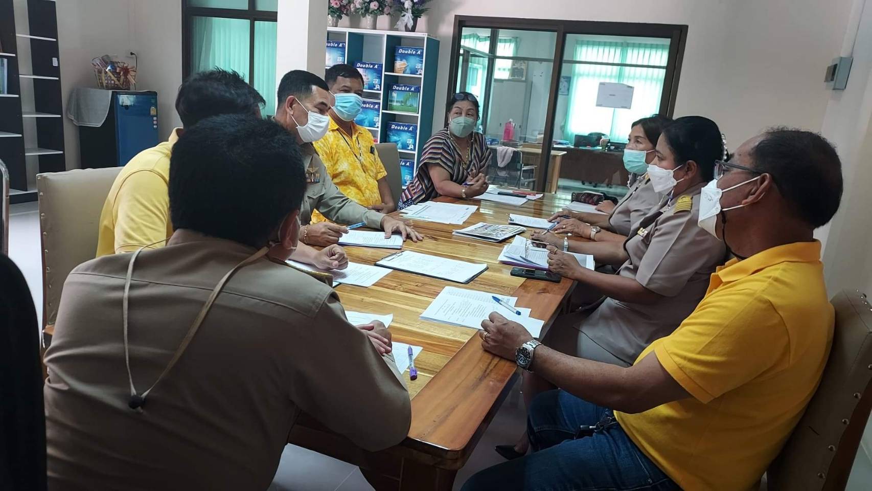 การมีส่วนร่วมของผู้บริหาร ในการจัดทำมาตรการส่งเสริมคุณธรรมและความโปร่งใสภายในหน่วยงาน